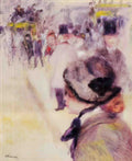 Pierre Auguste Renoir place clichy Art A4 Photo Print