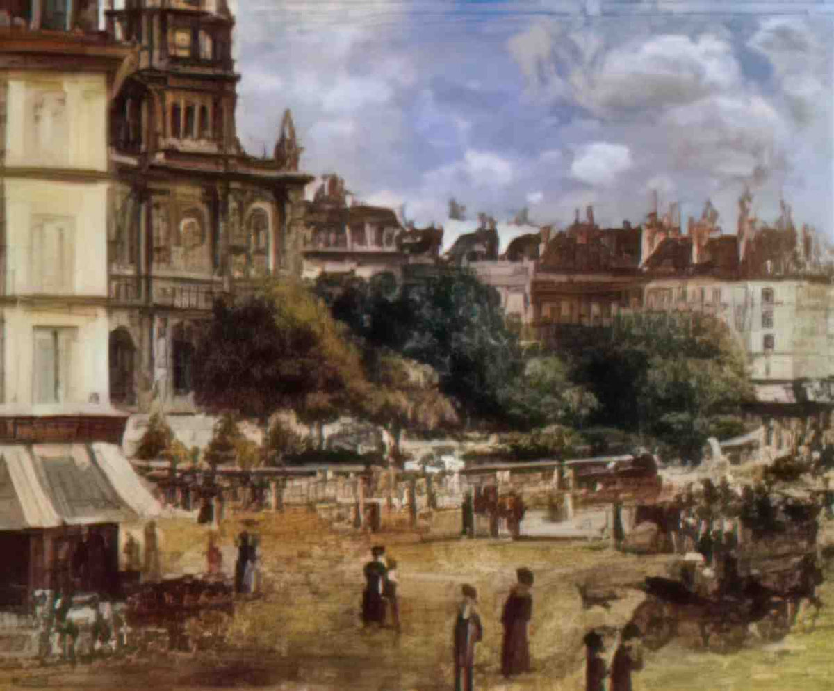 Pierre Auguste Renoir place de la trinite 1875 2 Art A4 Photo Print