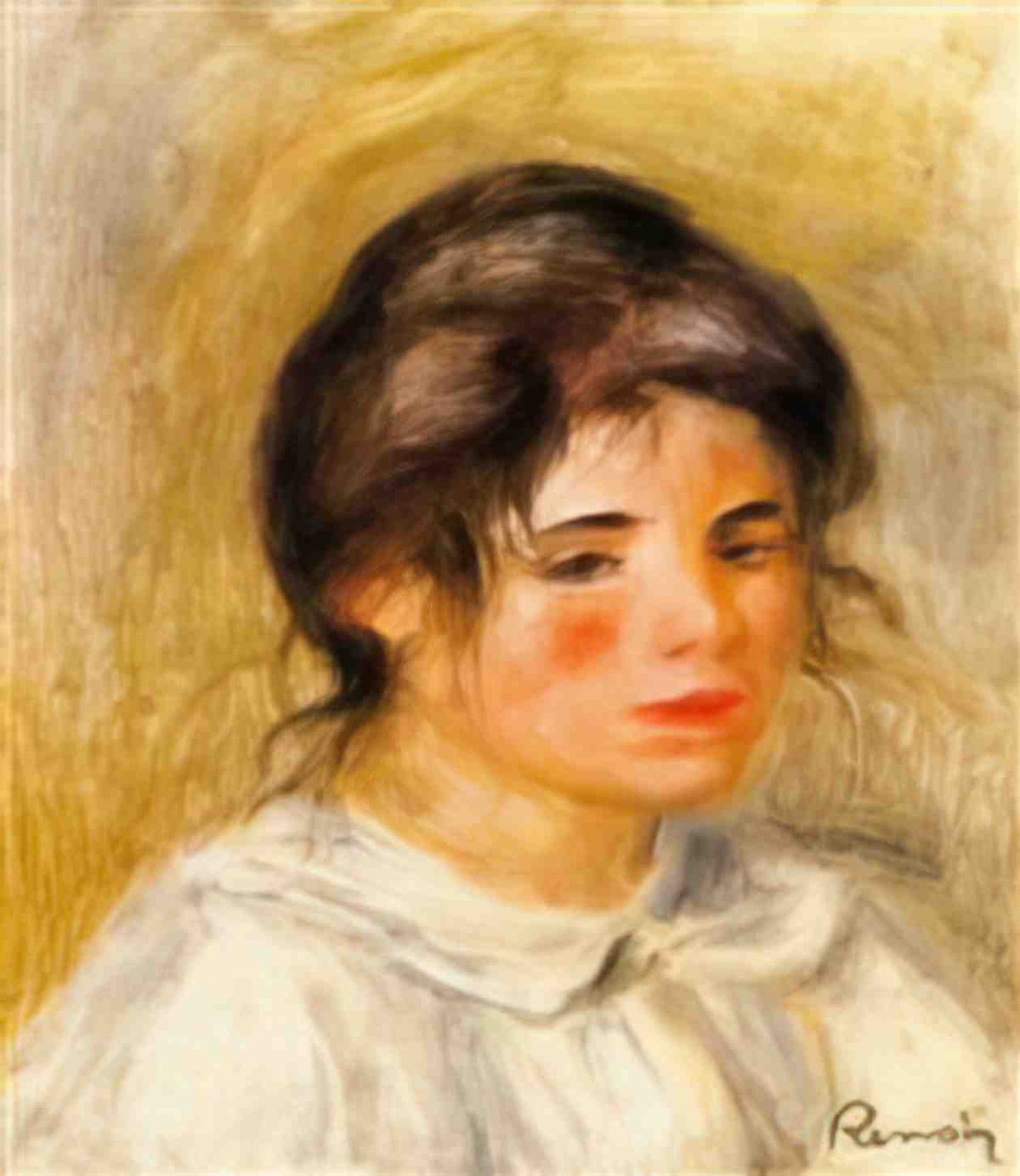 Pierre Auguste Renoir portrait of gabrielle Art A4 Photo Print