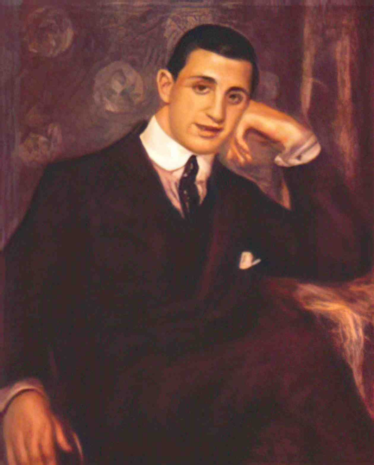 Pierre Auguste Renoir portrait of henry bernstein Art A4 Photo Print