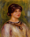 Pierre Auguste Renoir portrait of marie lestringuez 1912 Art A4 Photo Print