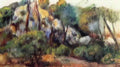 Pierre Auguste Renoir purple landscape Art A4 Photo Print