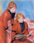 Pierre Auguste Renoir reading Art A4 Photo Print