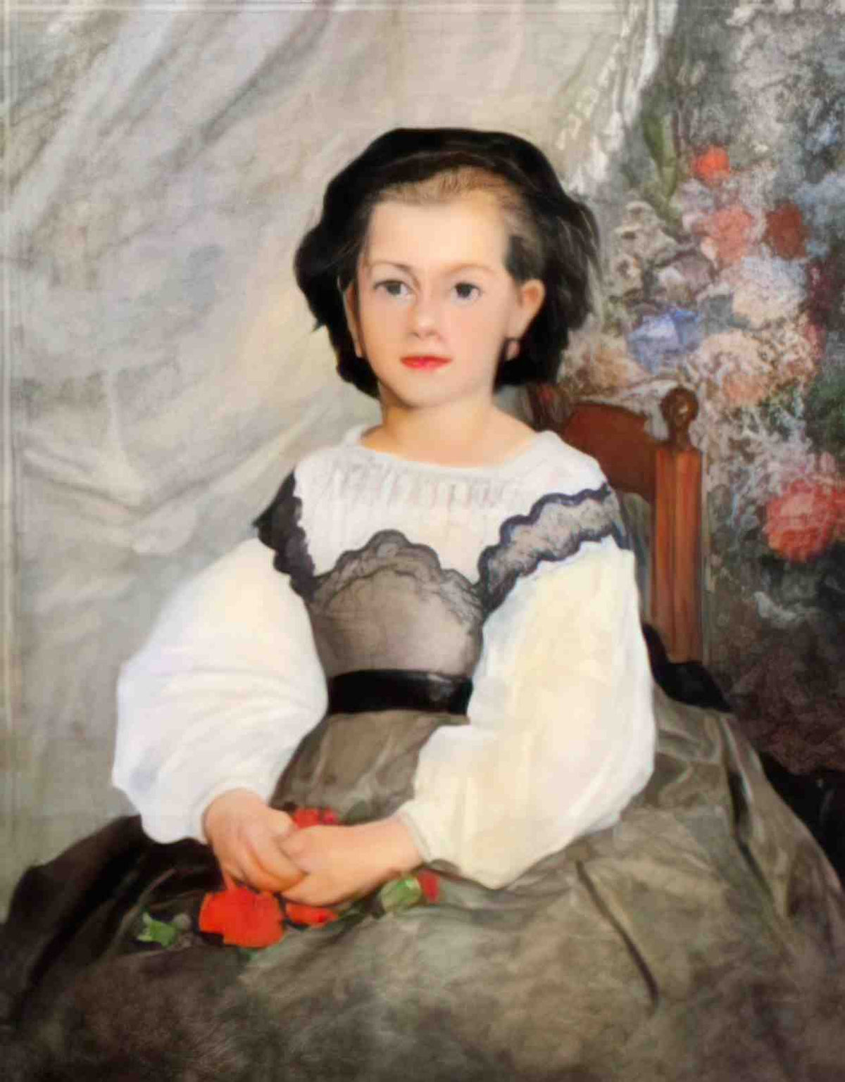 Pierre Auguste Renoir romaine lascaux 1864 Art A4 Photo Print