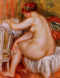 Pierre Auguste Renoir seated nude 1913 1 Art A4 Photo Print