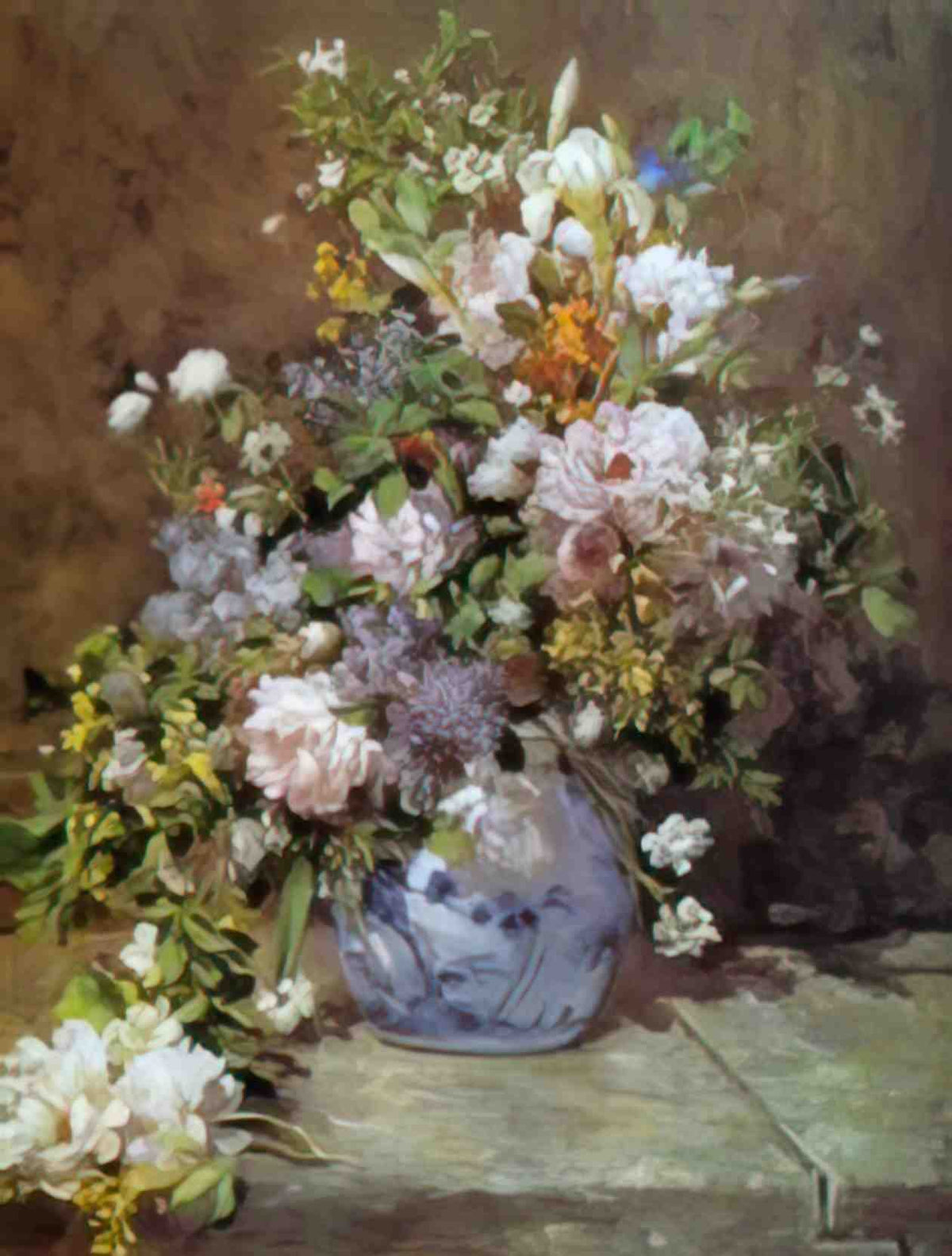 Pierre Auguste Renoir spring bouquet 1866 Art A4 Photo Print