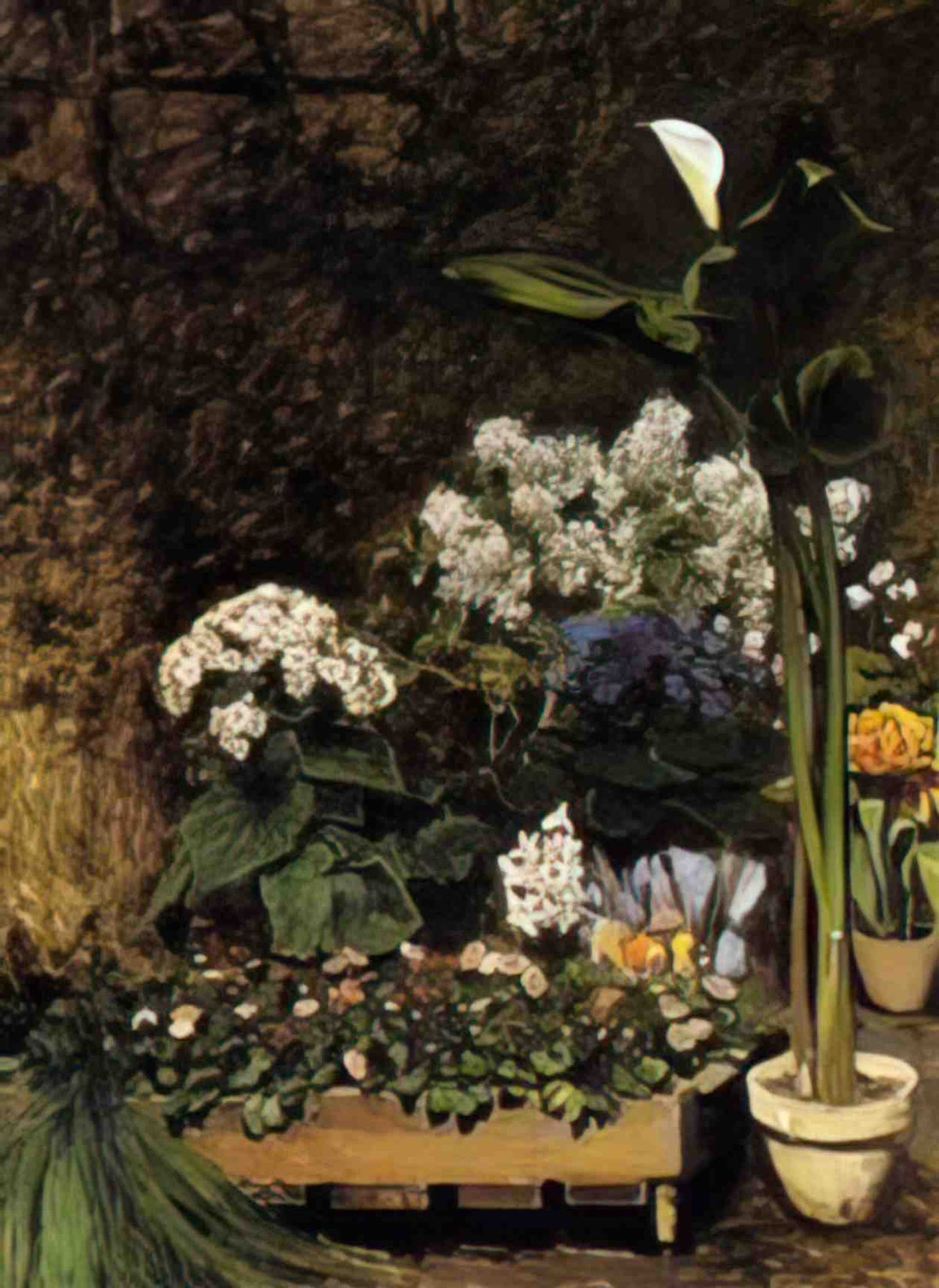 Pierre Auguste Renoir spring flowers 1864 Art A4 Photo Print