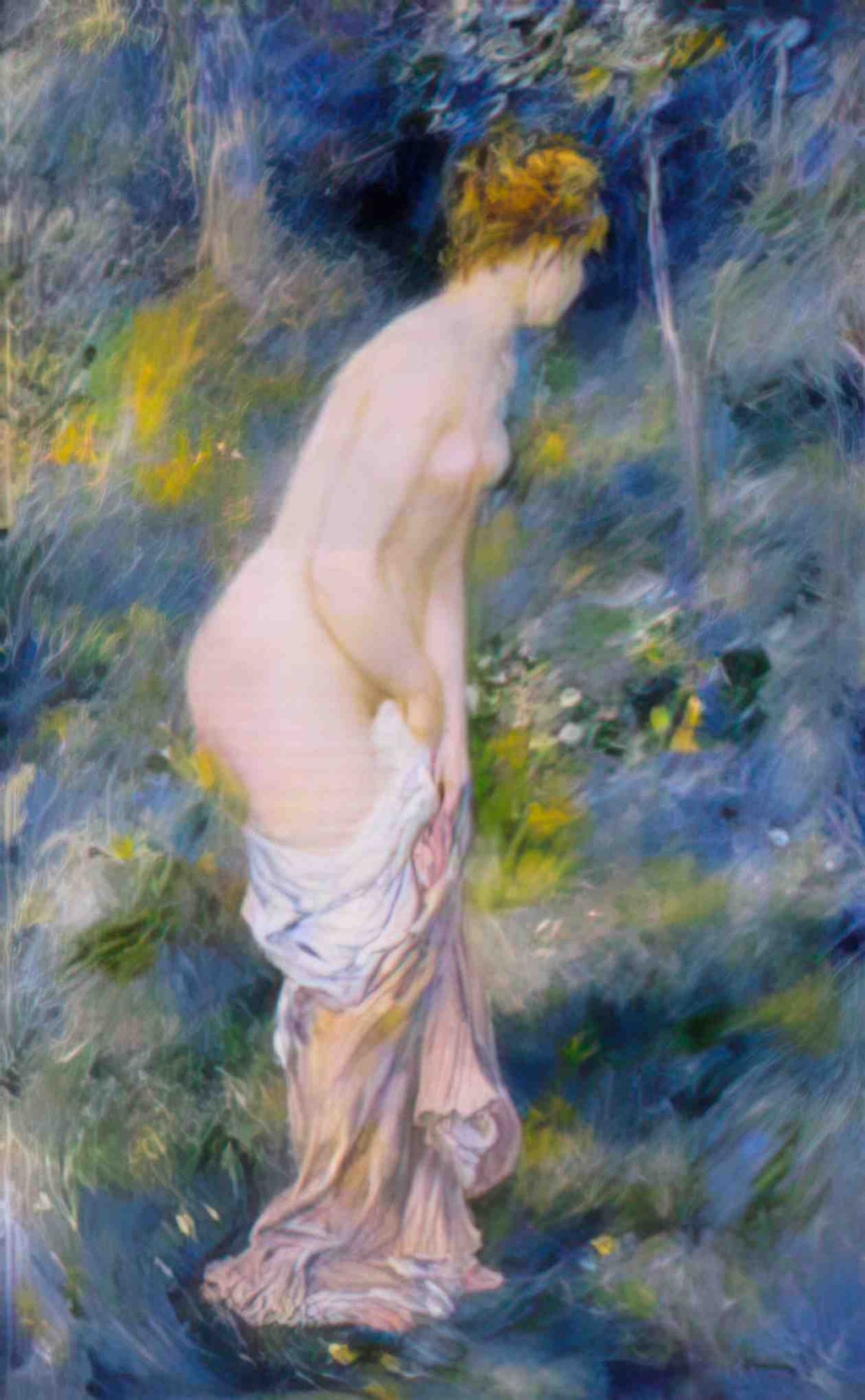 Pierre Auguste Renoir standing bather 1887 1 Art A4 Photo Print