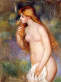 Pierre Auguste Renoir standing bather 1896 Art A4 Photo Print