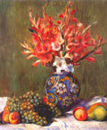 Pierre Auguste Renoir still life flowers and fruit 1889 Art A4 Photo Print
