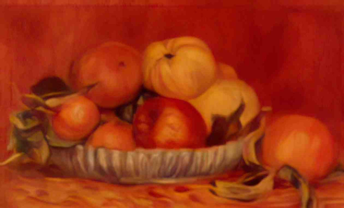 Pierre Auguste Renoir still life with apples and oranges 1 Art A4 Photo Print