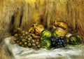 Pierre Auguste Renoir still life with grapes Art A4 Photo Print