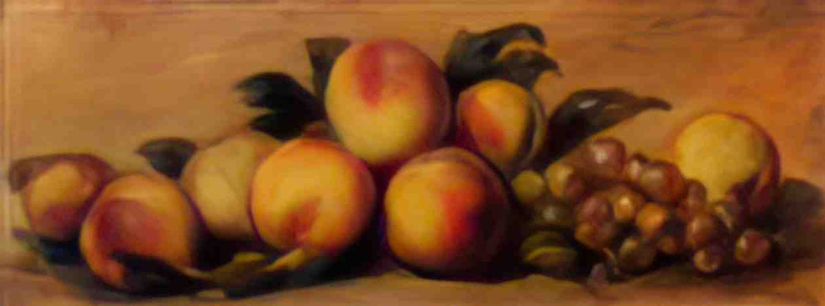 Pierre Auguste Renoir still life with peaches and grapes Art A4 Photo Print