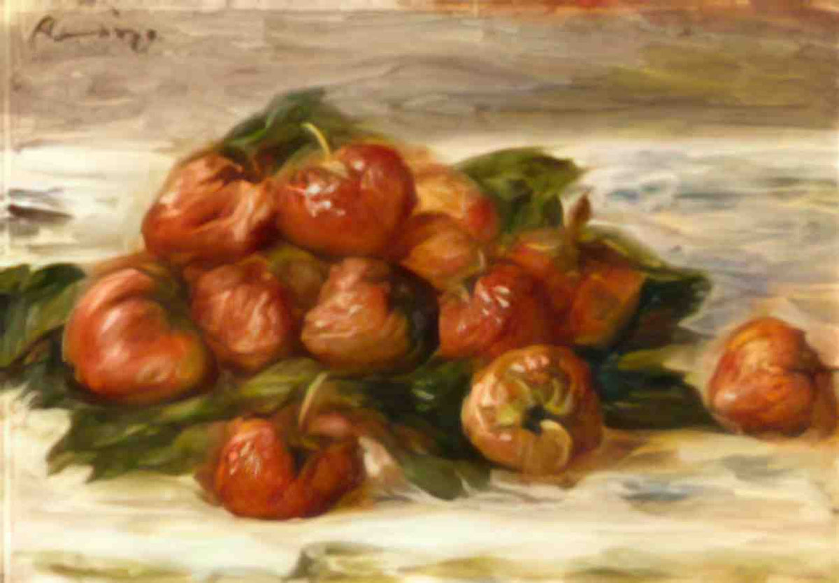 Pierre Auguste Renoir still life with strawberries 2 Art A4 Photo Print