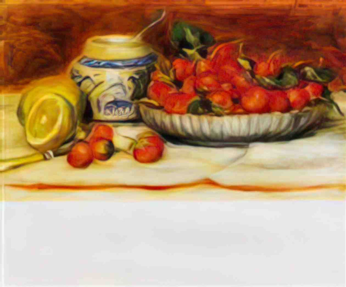 Pierre Auguste Renoir strawberries Art A4 Photo Print
