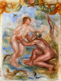 Pierre Auguste Renoir study for the saone embraced by the rhone 1915 Art A4 Photo Print