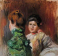Pierre Auguste Renoir study two women s heads 1895 Art A4 Photo Print