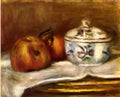 Pierre Auguste Renoir sugar bowl apple and orange Art A4 Photo Print