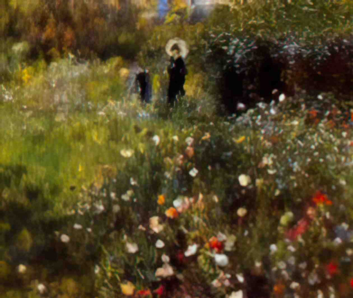 Pierre Auguste Renoir summer landscape 1875 Art A4 Photo Print