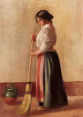 Pierre Auguste Renoir sweeper 1889 Art A4 Photo Print