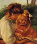 Pierre Auguste Renoir the alphabet jean and gabrielle Art A4 Photo Print