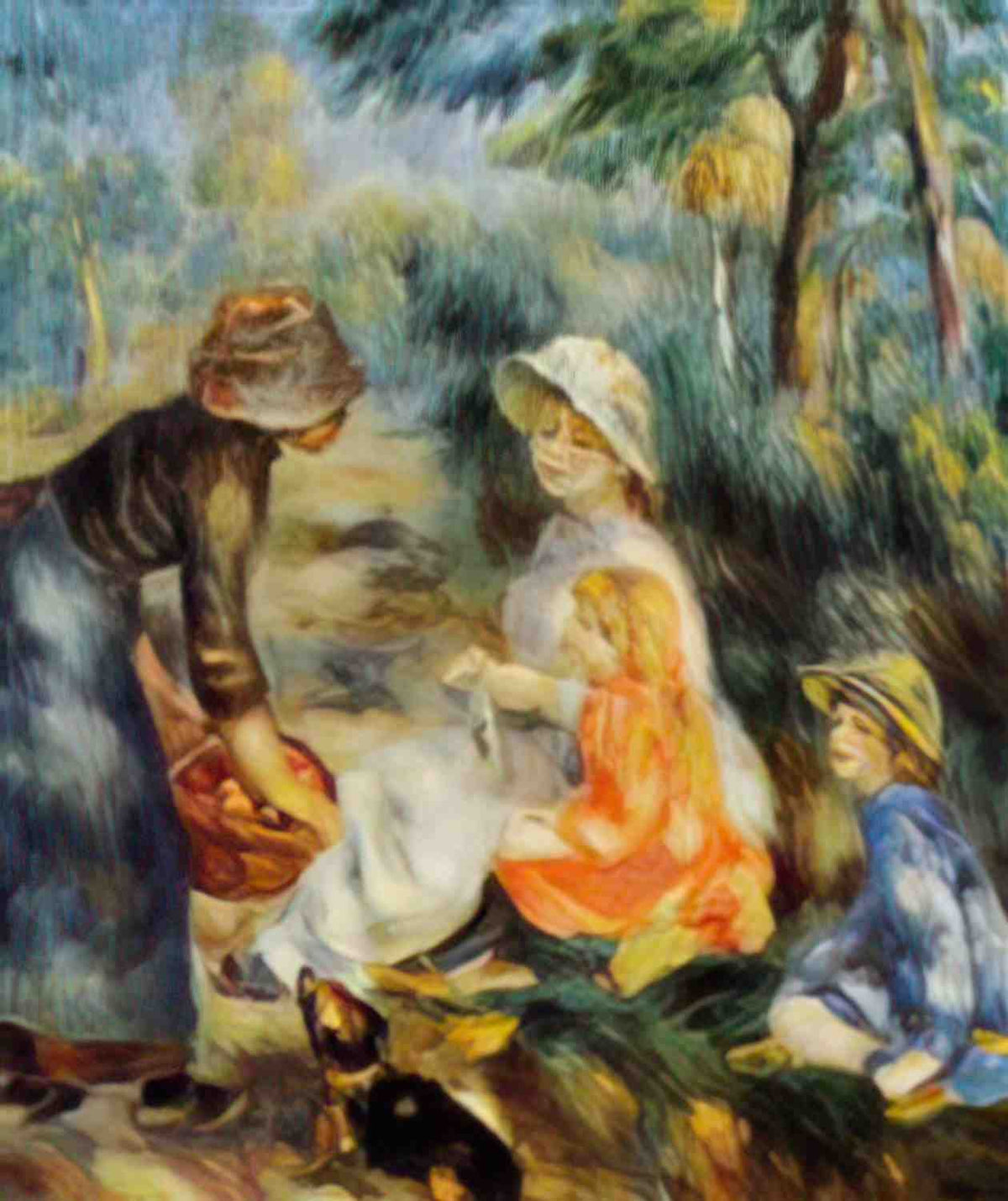 Pierre Auguste Renoir the apple seller 1890 Art A4 Photo Print