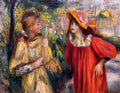 Pierre Auguste Renoir the conversation 1895 Art A4 Photo Print