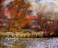 Pierre Auguste Renoir the duck pond 1873 Art A4 Photo Print