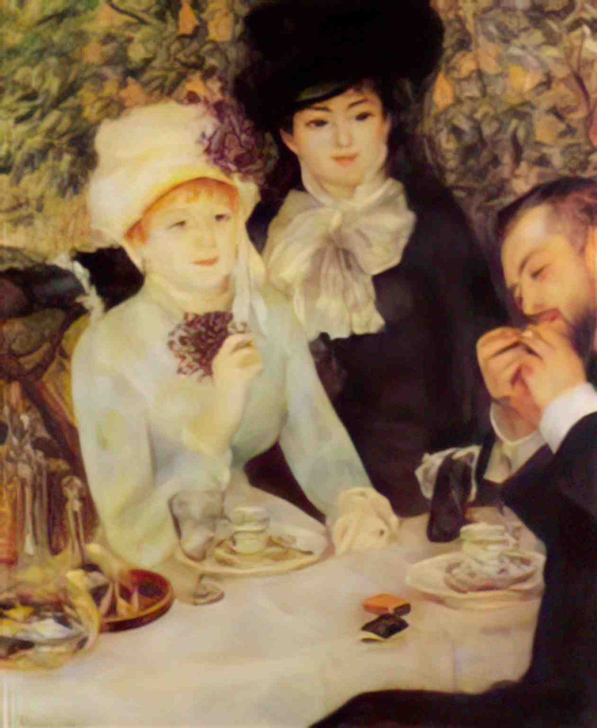 Pierre Auguste Renoir the end of lunch 1879 Art A4 Photo Print