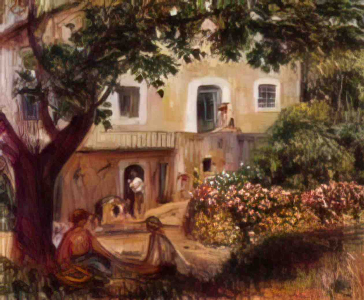 Pierre Auguste Renoir the farm 1914 Art A4 Photo Print