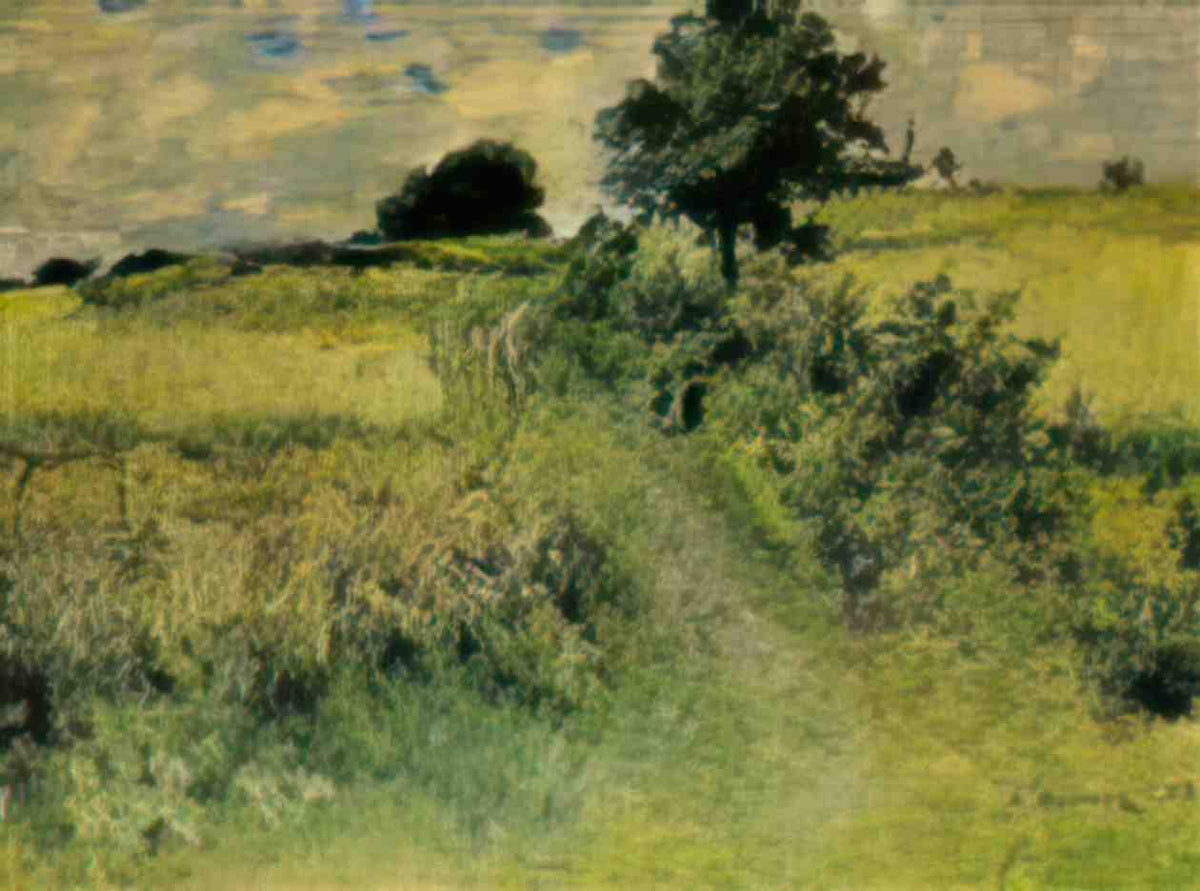 Pierre Auguste Renoir the field 1873 Art A4 Photo Print