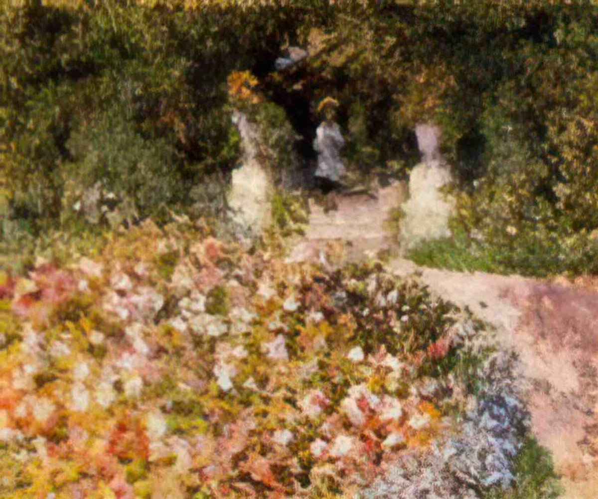 Pierre Auguste Renoir the garden Art A4 Photo Print
