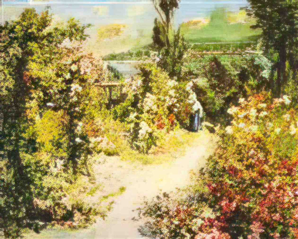Pierre Auguste Renoir the greenhouse 1876 Art A4 Photo Print
