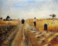 Pierre Auguste Renoir the harvesters 1873 Art A4 Photo Print