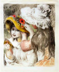 Pierre Auguste Renoir the hatpin 1898 Art A4 Photo Print