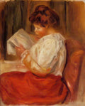 Pierre Auguste Renoir the little reader Art A4 Photo Print