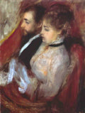 Pierre Auguste Renoir the little theater box 1874 Art A4 Photo Print