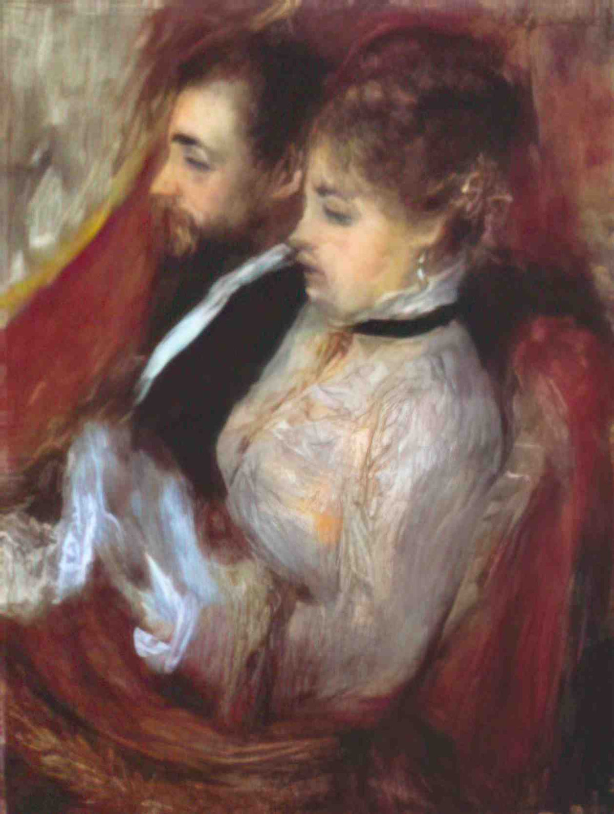Pierre Auguste Renoir the little theater box 1874 Art A4 Photo Print