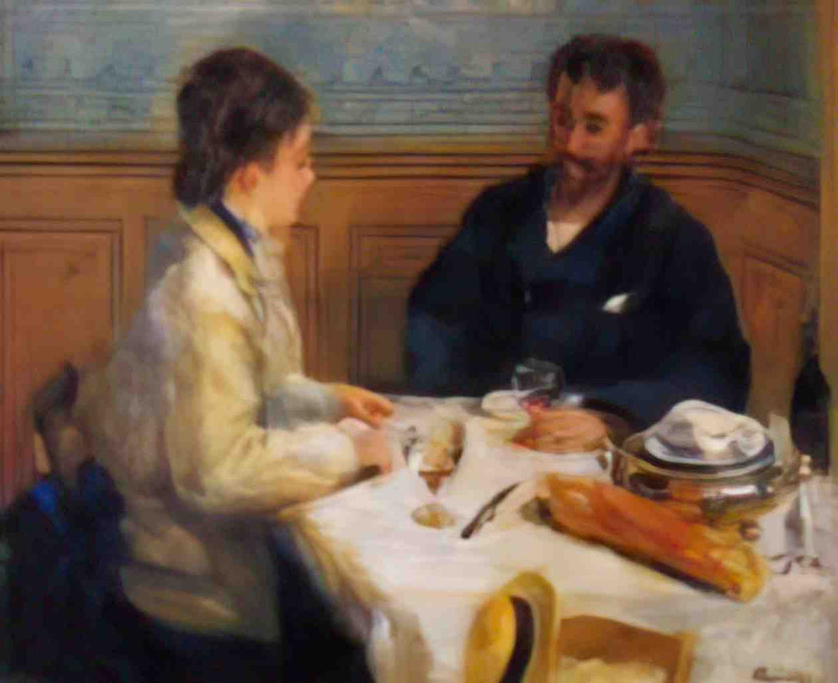 Pierre Auguste Renoir the luncheon Art A4 Photo Print