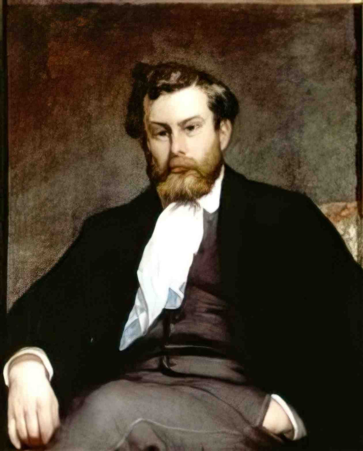 Pierre Auguste Renoir the painter alfred sisley 1868 Art A4 Photo Print
