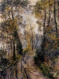 Pierre Auguste Renoir the path through the forest 1871 Art A4 Photo Print