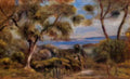 Pierre Auguste Renoir the sea at cagnes Art A4 Photo Print