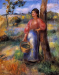 Pierre Auguste Renoir the shepherdess Art A4 Photo Print