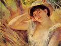 Pierre Auguste Renoir the sleeper 1880 Art A4 Photo Print