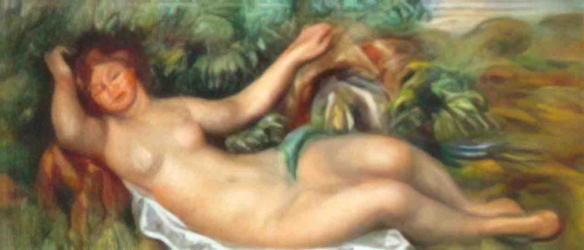 Pierre Auguste Renoir the spring 1903 Art A4 Photo Print