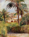 Pierre Auguste Renoir the test garden in algiers 1882 Art A4 Photo Print