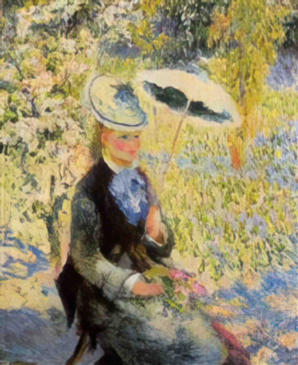 Pierre Auguste Renoir the umbrella 1878 Art A4 Photo Print