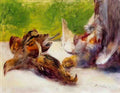Pierre Auguste Renoir three partridges Art A4 Photo Print