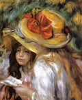 Pierre Auguste Renoir two young girls reading 1891 Art A4 Photo Print