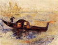 Pierre Auguste Renoir venetian gondola 1881 Art A4 Photo Print